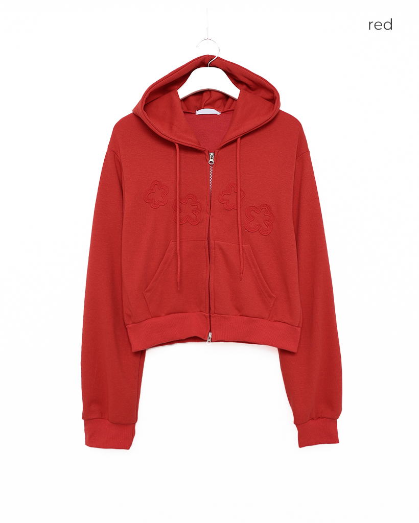 フラワーポイントパッチワークパーカー | ファッション通販サイト NUGU