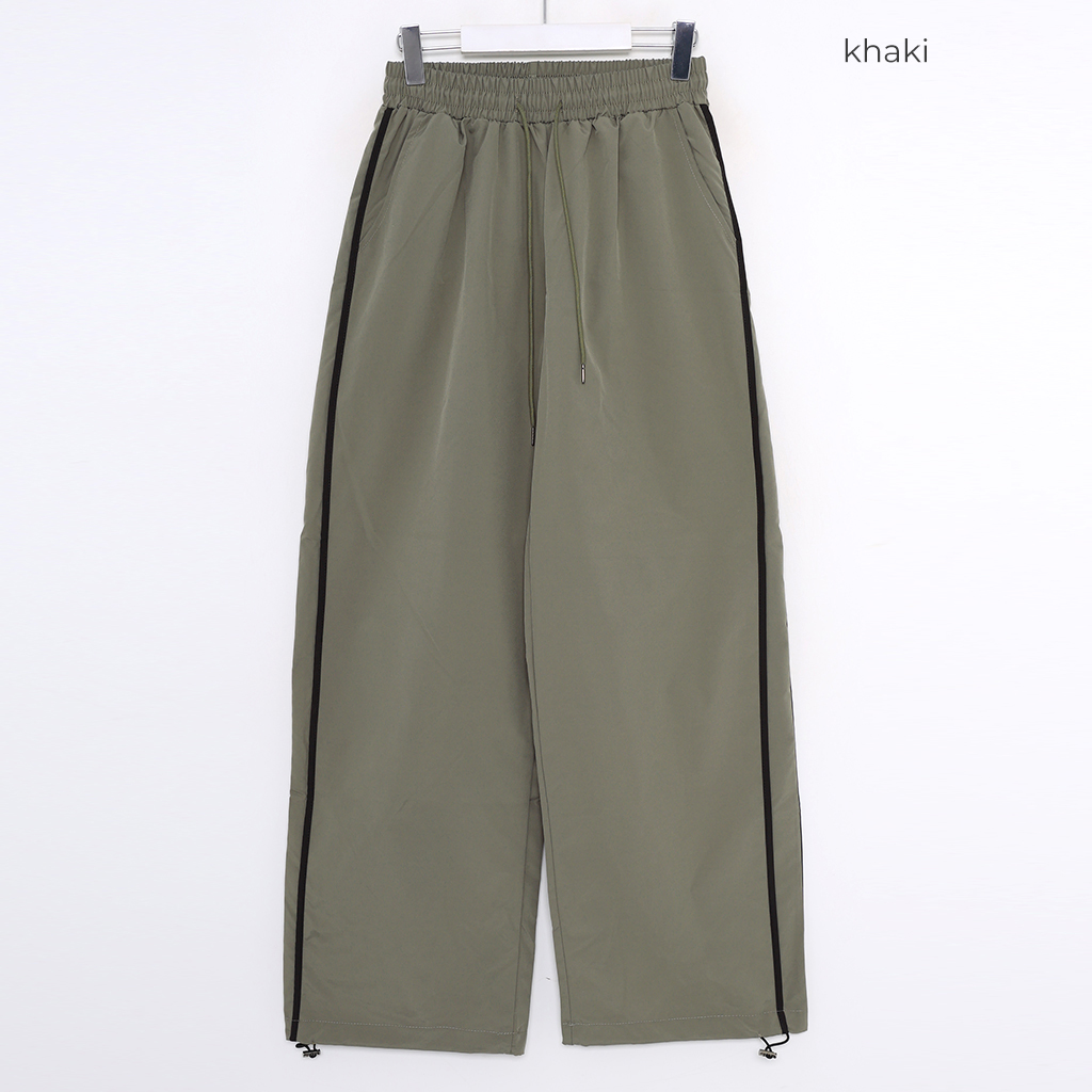 パンツ un AMBIDEX Store ○強撚コットン近江晒 ハイウエストコクーン