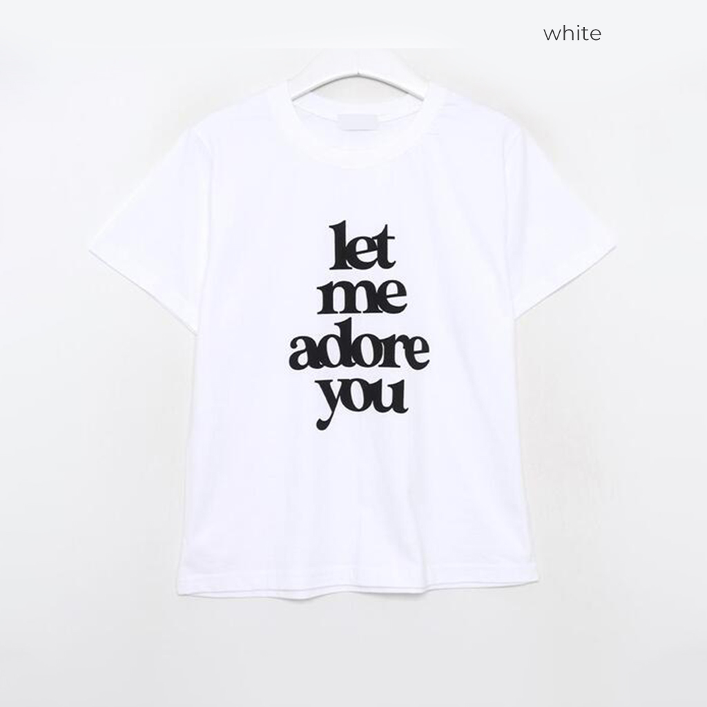 adoreレタリングTシャツ | ファッション通販サイト NUGU