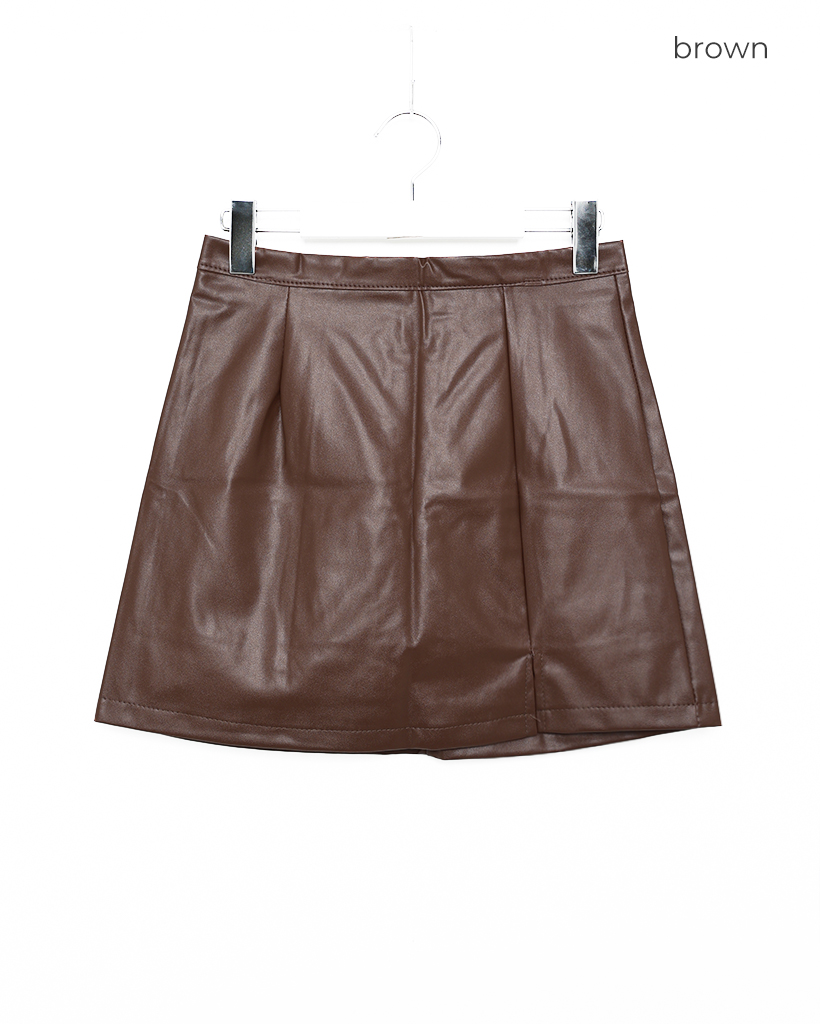 HERMES レザースカート スリムなフェイクレザースカート | ファッション通販サイト NUGU