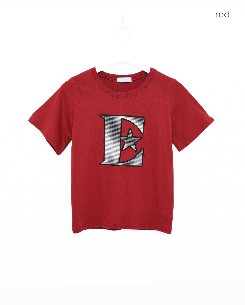 EスターパターンパッチハーフTシャツ | ファッション通販サイト NUGU