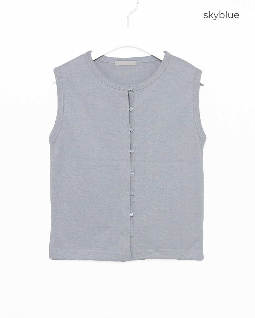 フロントボタンニットベスト | ファッション通販サイト NUGU