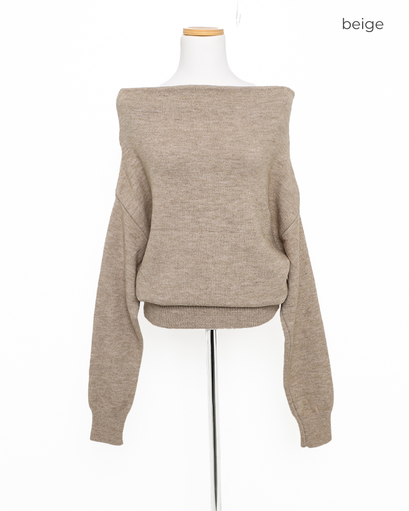 1度のみ着用 conte オフショルダーニット クリーニング済 1度のみ着用 conte オフショルダーニット クリーニング済