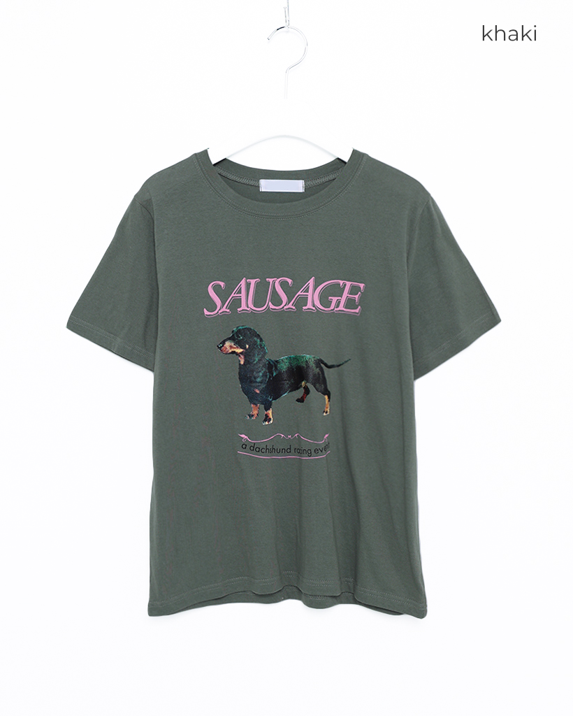 ◆Aelfric Eden◆刺繍ダックスフントTシャツ 送料関税込み 078bb2e4f0231e4fc0efdea580ab5d