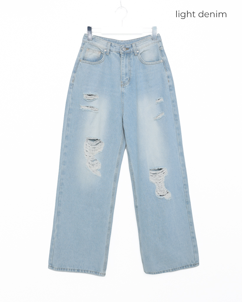 ヴィンテージデストロイドデニムパンツ | ファッション通販サイト NUGU