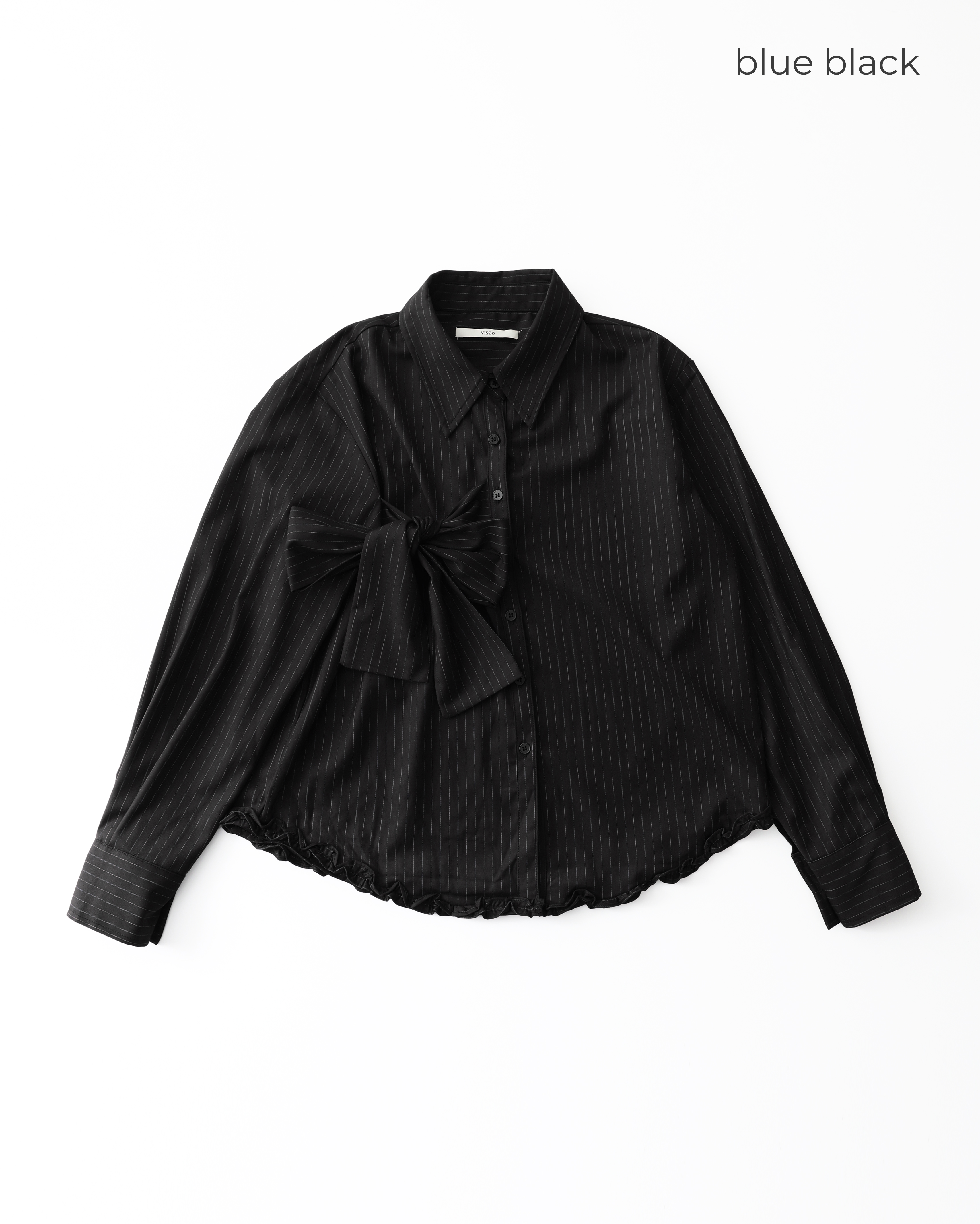 OHGAのリボンシャツ ORIGINAL) ストライプリボンシャツ | ファッション通販サイト NUGU