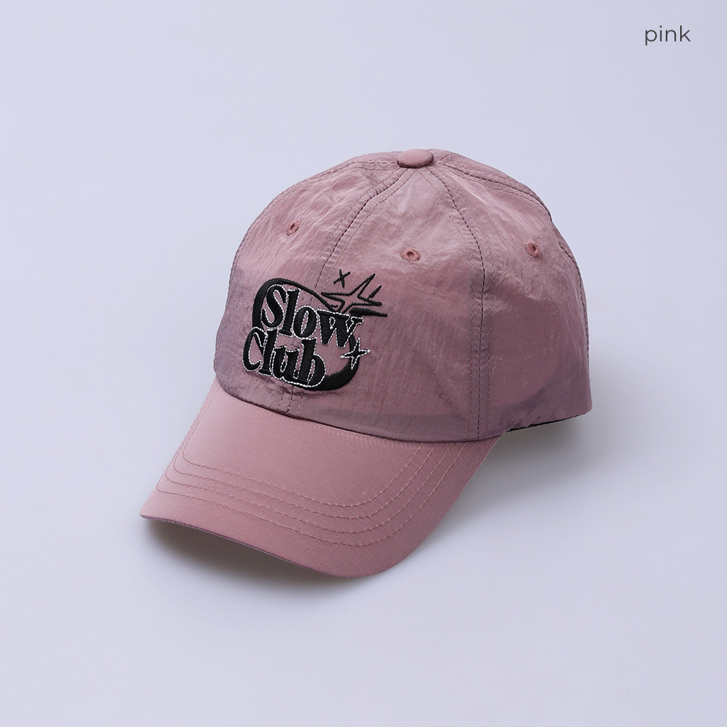 solov 即完売品　ピンク キャップ Slow Clubボールキャップ | ファッション通販サイト NUGU