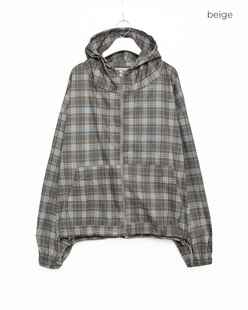 チェックパターンマウンテンパーカー | ファッション通販サイト NUGU
