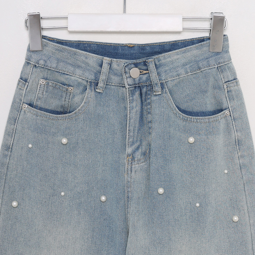 パールデニムパンツ | ファッション通販サイト NUGU