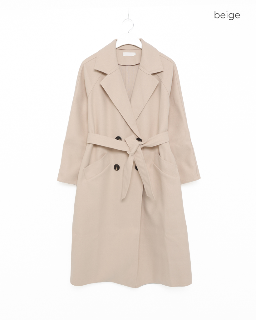 ダブルボタンロングコート | ファッション通販サイト NUGU