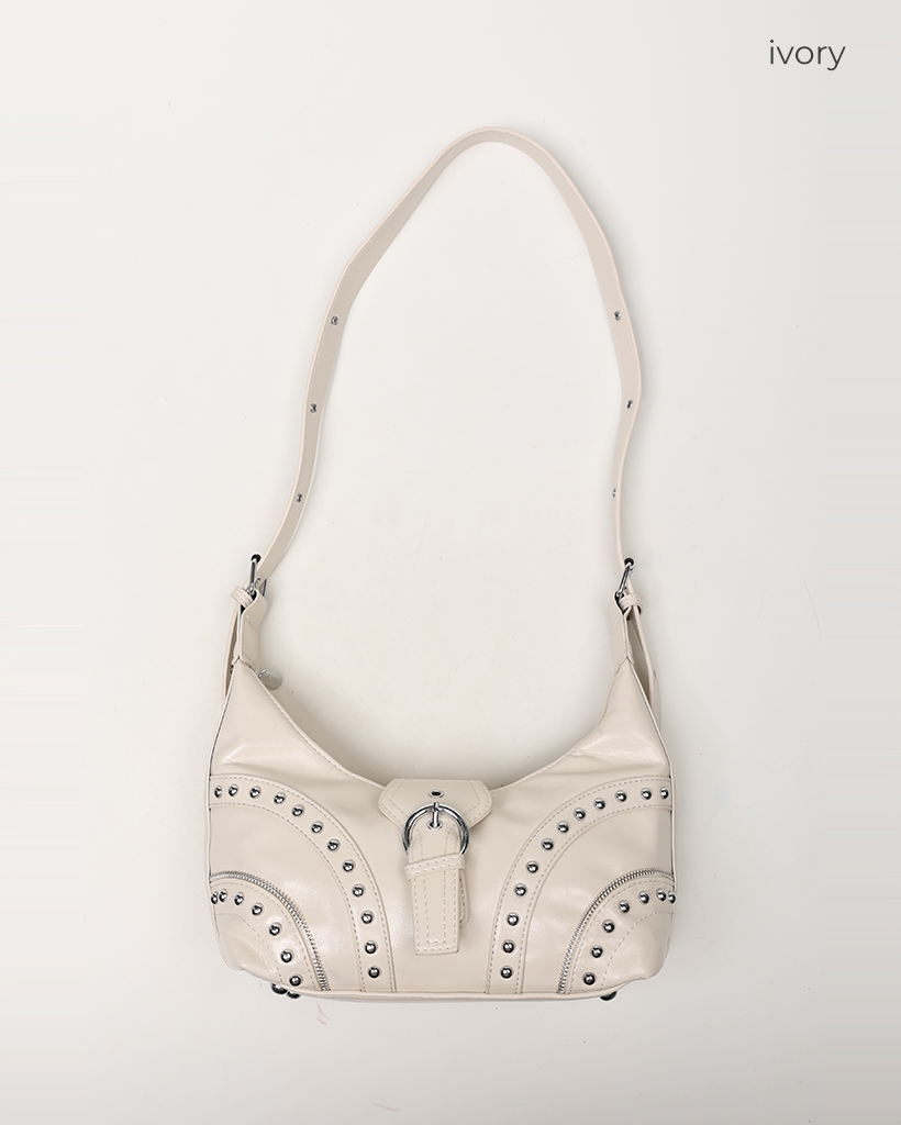 VIVAYOU リアルファー2wayスタッズ ベルト チェーン 付 バック VIVAYOU リアルファー2wayスタッズ ベルト チェーン 付 バック