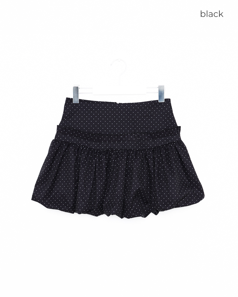 BABY スノードットスカート黒 BABY スノードットスカート黒