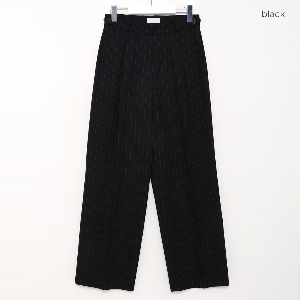 裏起毛ストライプスラックス | ファッション通販サイト NUGU