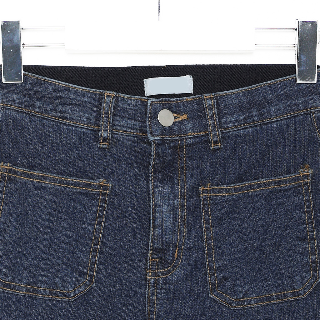 ステッチポケットストレートフィットデニムパンツ | ファッション通販