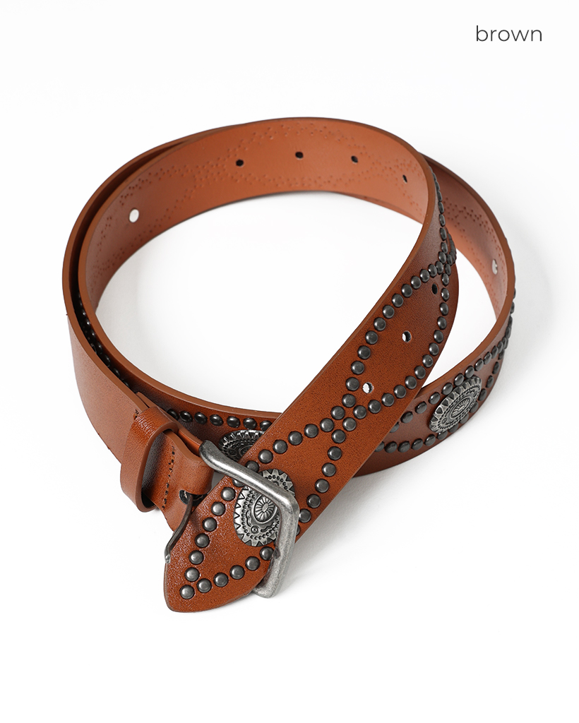 スタッズレザーベルト | ファッション通販サイト NUGU