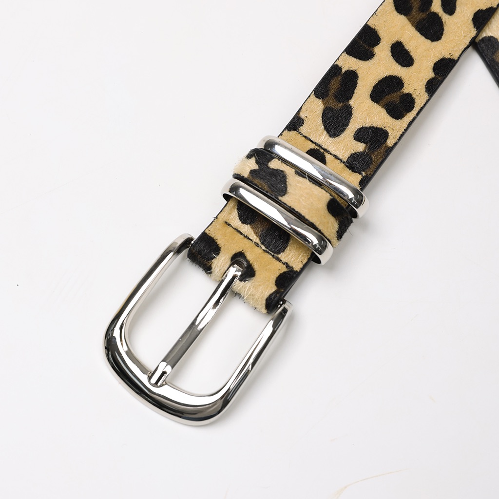 ok.soon レオパードレザーベルト オクスン pre-order］leopard leather belt | ok.soon