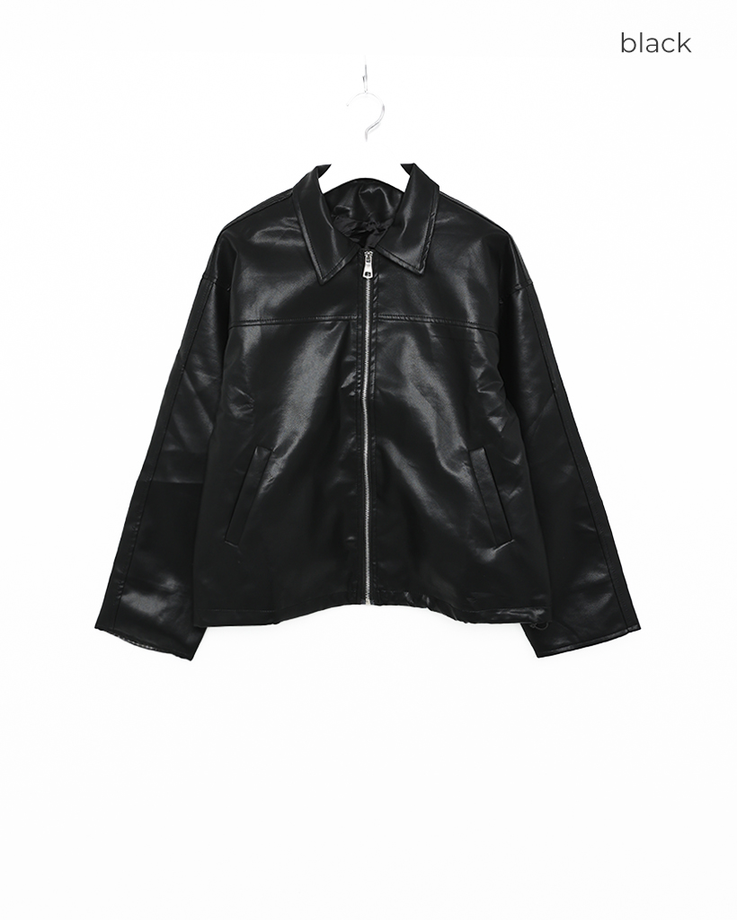 チェックポイントレザージャケット | ファッション通販サイト NUGU