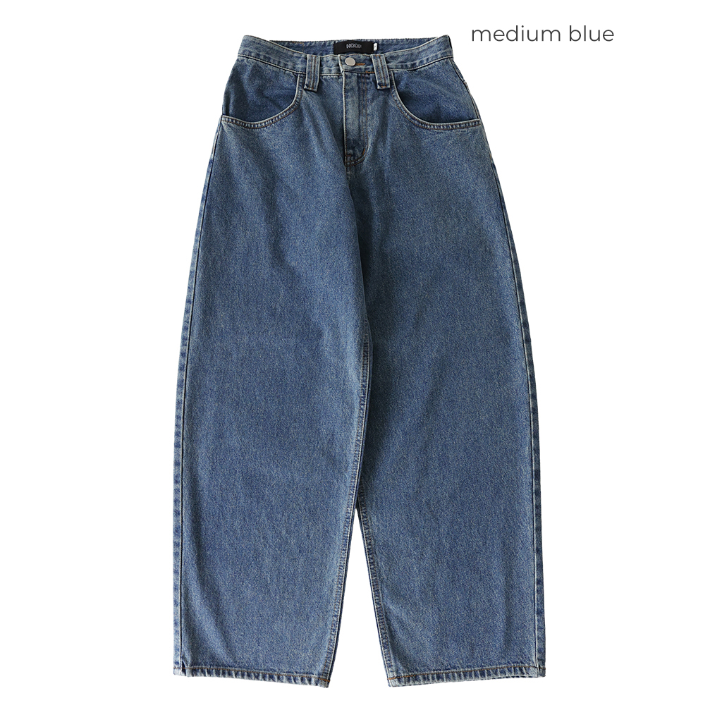 新品未使用　WILLFULLY ルーズデニムパンツ セール】SS loose distressed effect denim PT（デニムパンツ