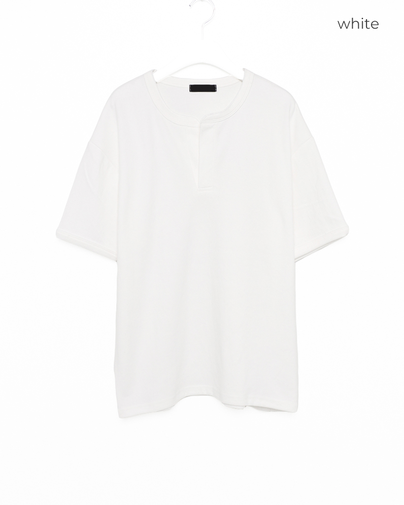 AURALEE ヘンリーネックT 半袖 ホワイト 4 AURALEE オーラリー ヘンリーネックTシャツ A7SH02HK 半袖 17SS