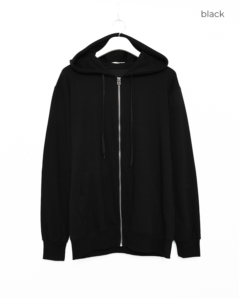 ユニセックス ルーズベーシックジップパーカー | ファッション通販