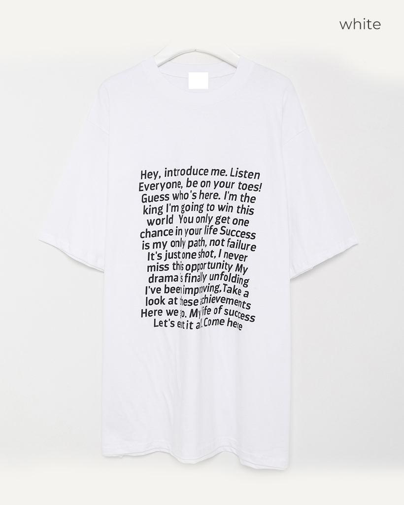 ユニセックス) メッセージプリントTシャツ | ファッション通販