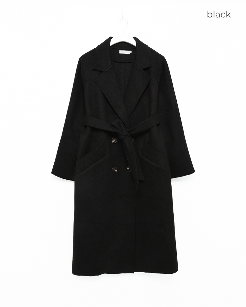 IENAロングコート ダブルボタン IENAロングコート ダブルボタン