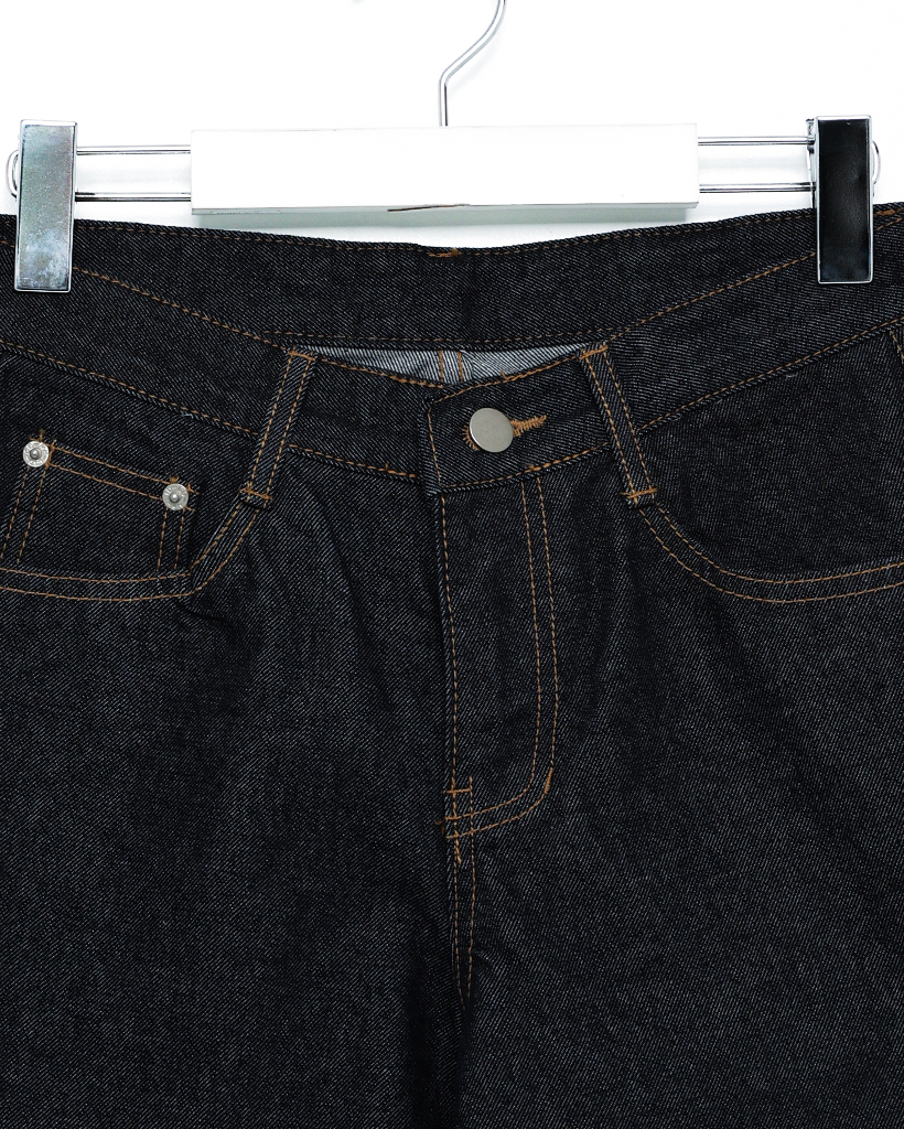 ワイドフレアリジッドデニムパンツ | ファッション通販サイト NUGU