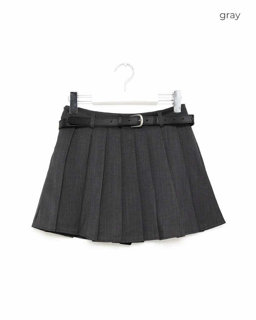 Courreges【関税送料込】ベルト付きビニールミニスカート ベルト付きチェーンプリーツミニスカート – WEGO ONLINE STORE