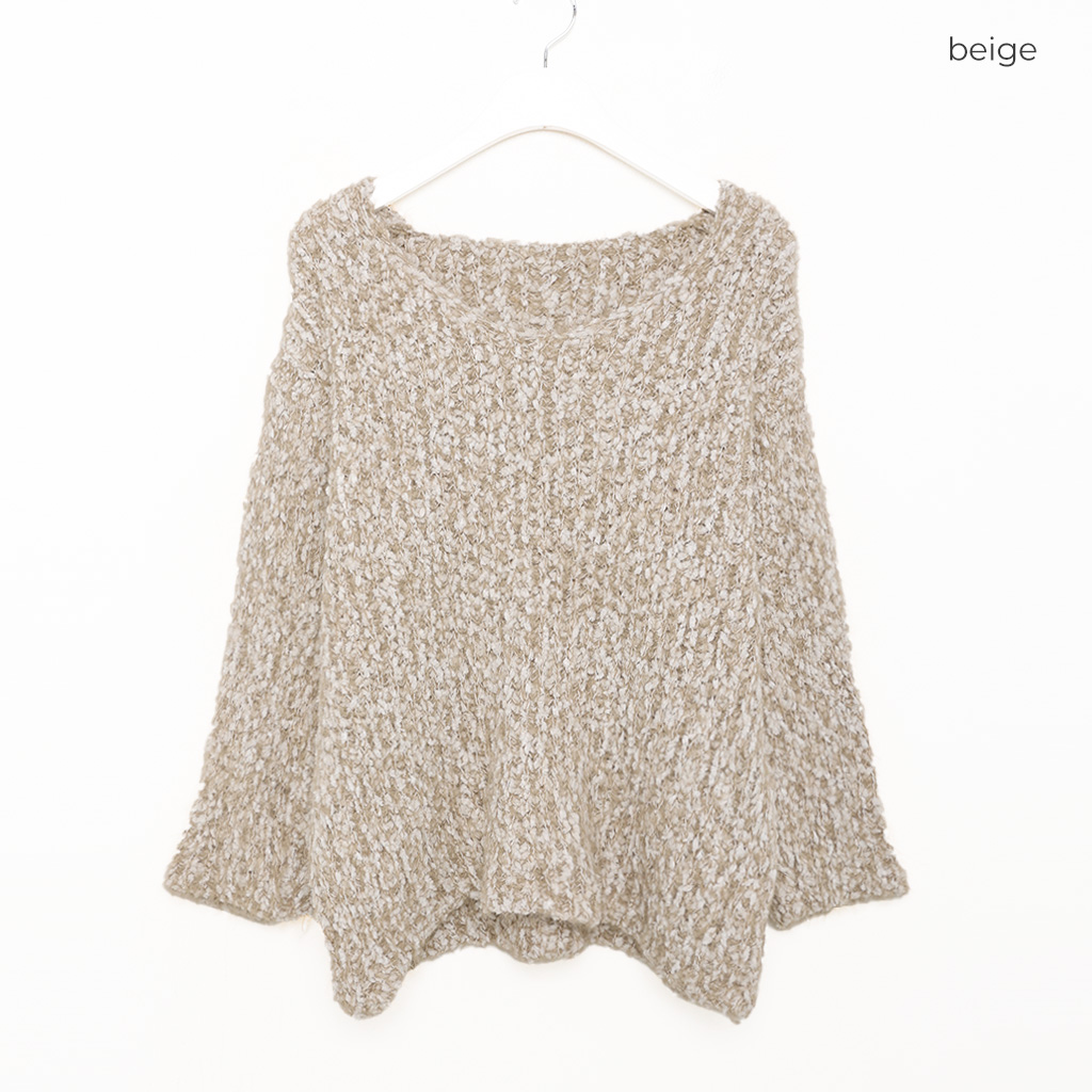 ブークレディテールVネックニット | ファッション通販サイト NUGU