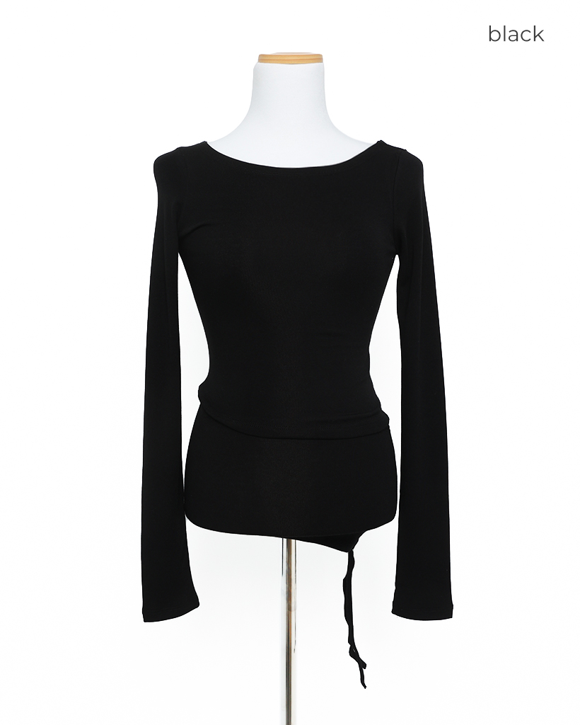 サイドドレープロングTシャツ | ファッション通販サイト NUGU