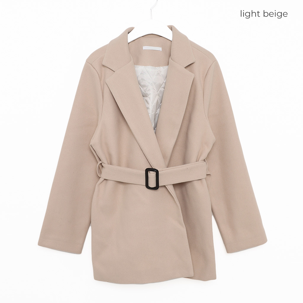 ☆nicoまん☆美品☆ウール混 ハーフコート M ☆ ウール混ベルトハーフコート | ファッション通販サイト NUGU