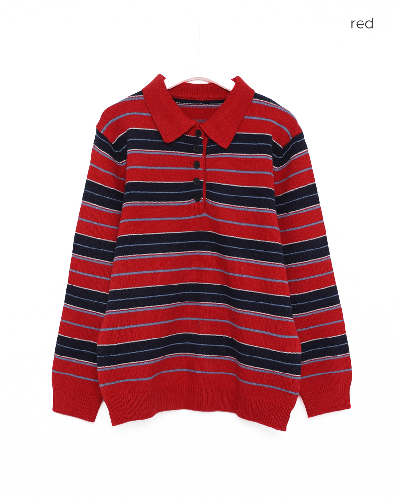 ボーダーオーバーサイズニット | ファッション通販サイト NUGU