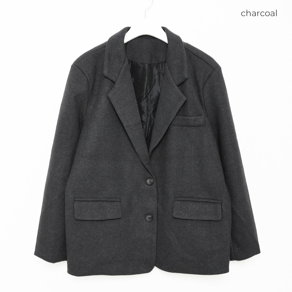 ツーボタンルーズフィットジャケット | ファッション通販サイト NUGU