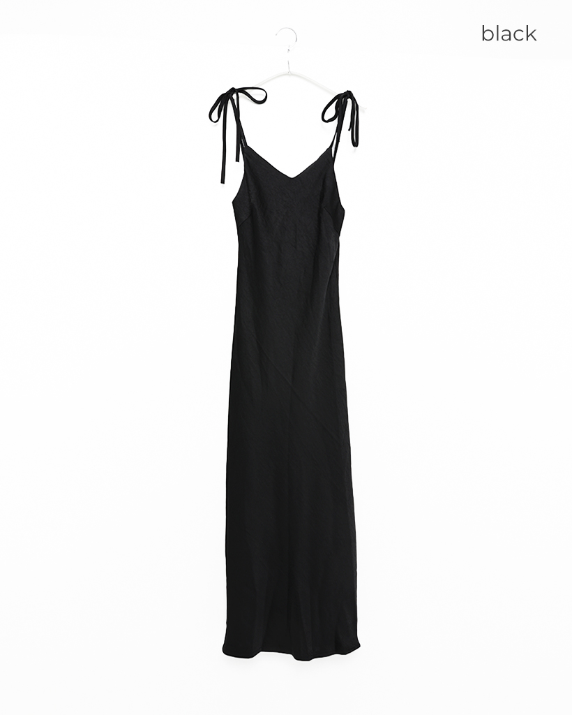 リボンキャミロングワンピース | ファッション通販サイト NUGU