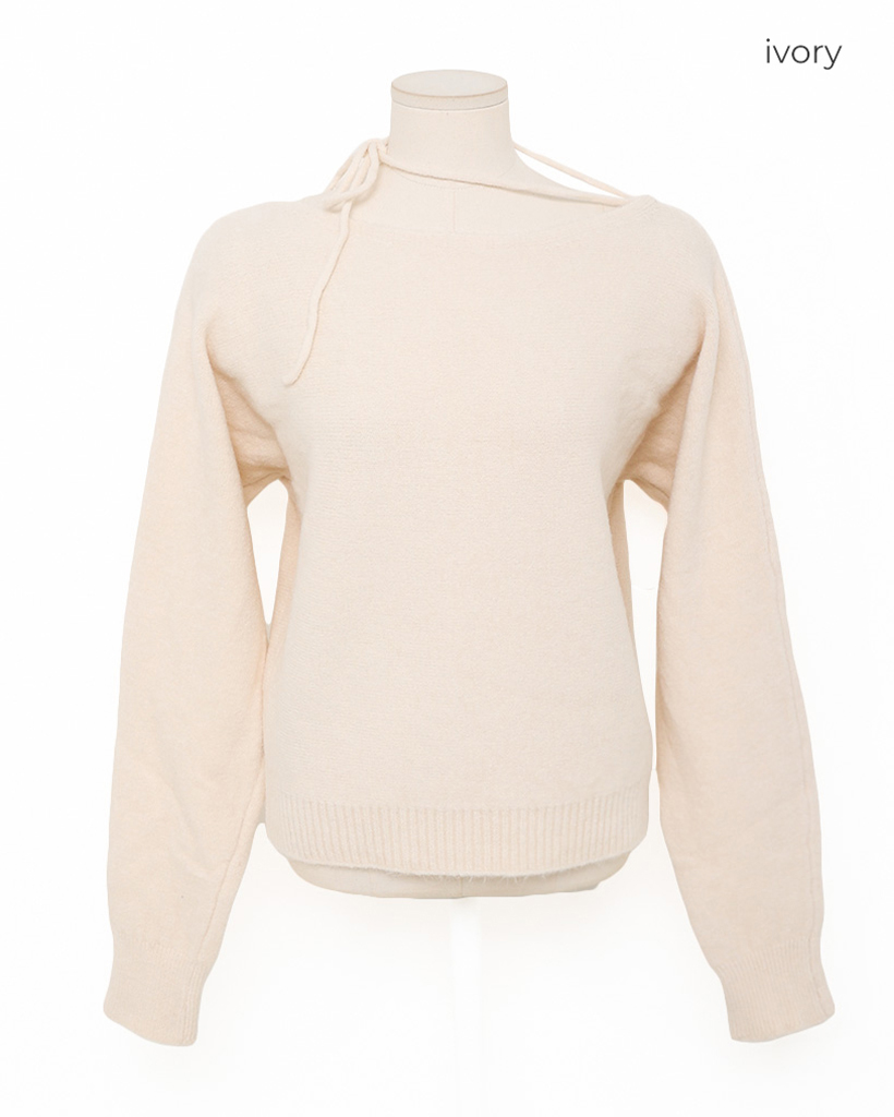 リボンタイニット | ファッション通販サイト NUGU