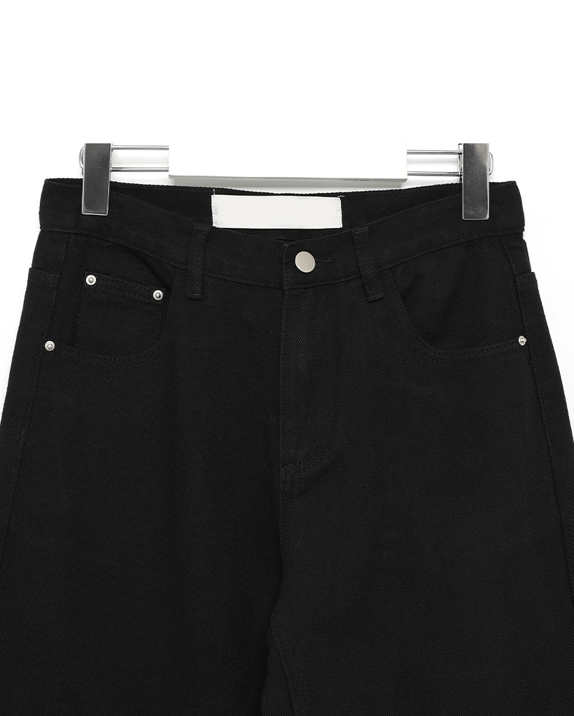 カジュアル 黒 コットンパンツ ブラックコットンパンツ | ファッション通販サイト NUGU