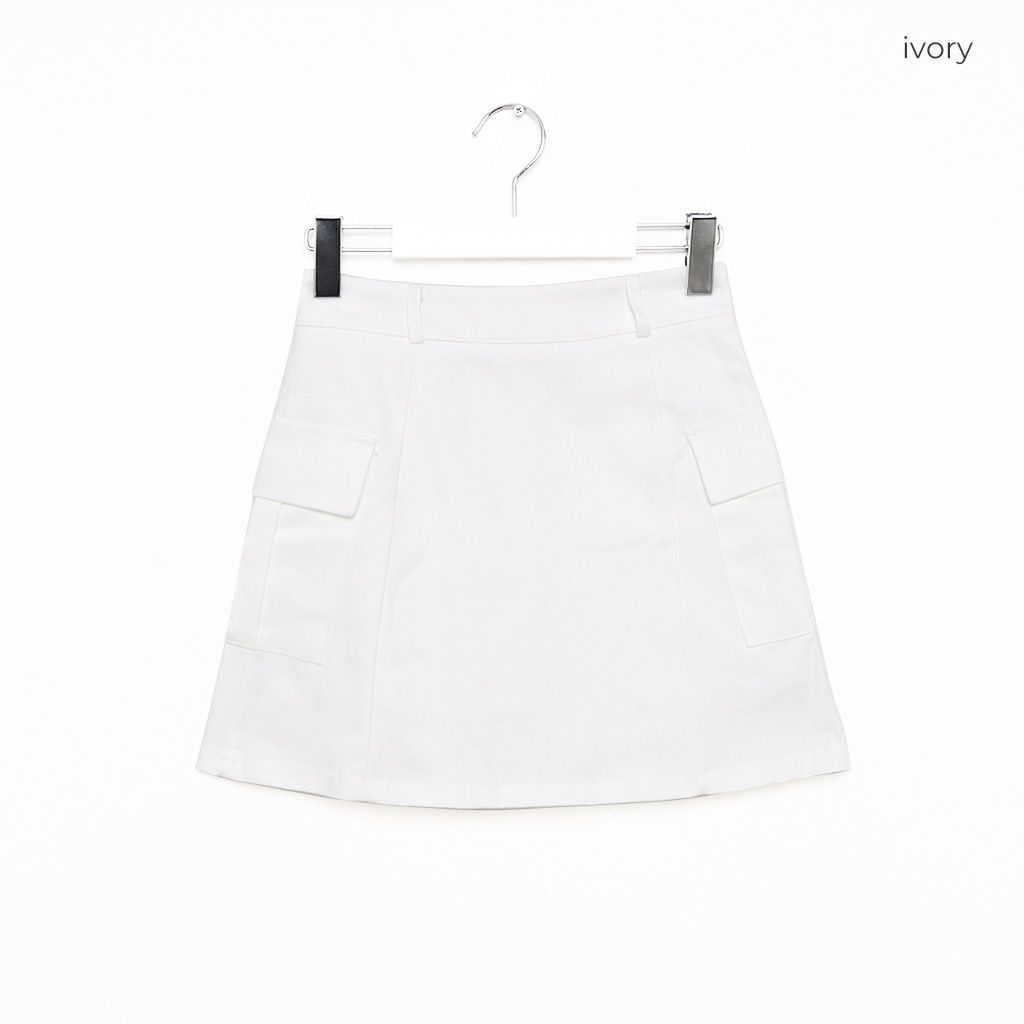 カジュアルサイドポケットミニスカート | ファッション通販サイト NUGU