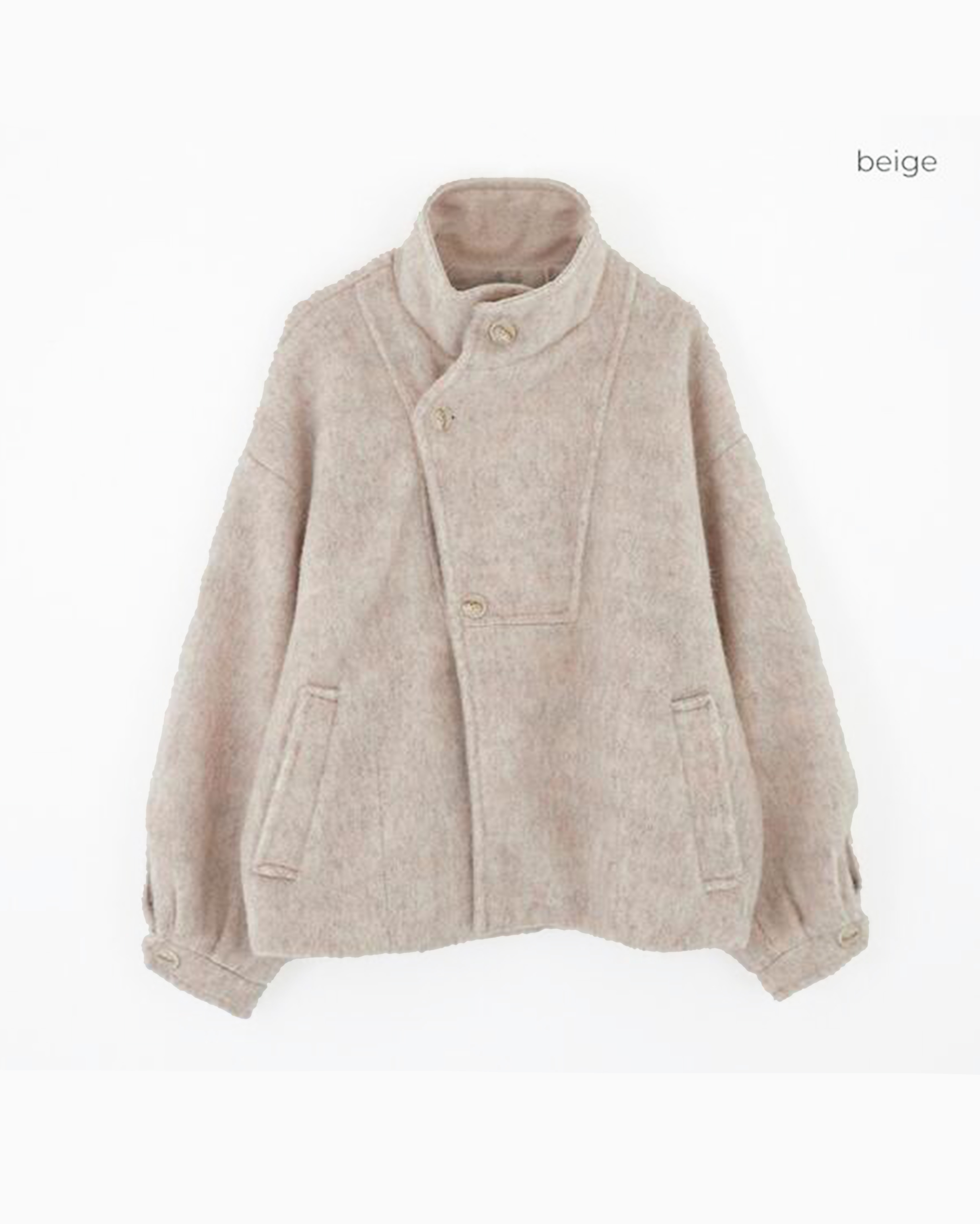 秋再入荷][20回再販](ORIGINAL) モヘアライクハーフジャケット
