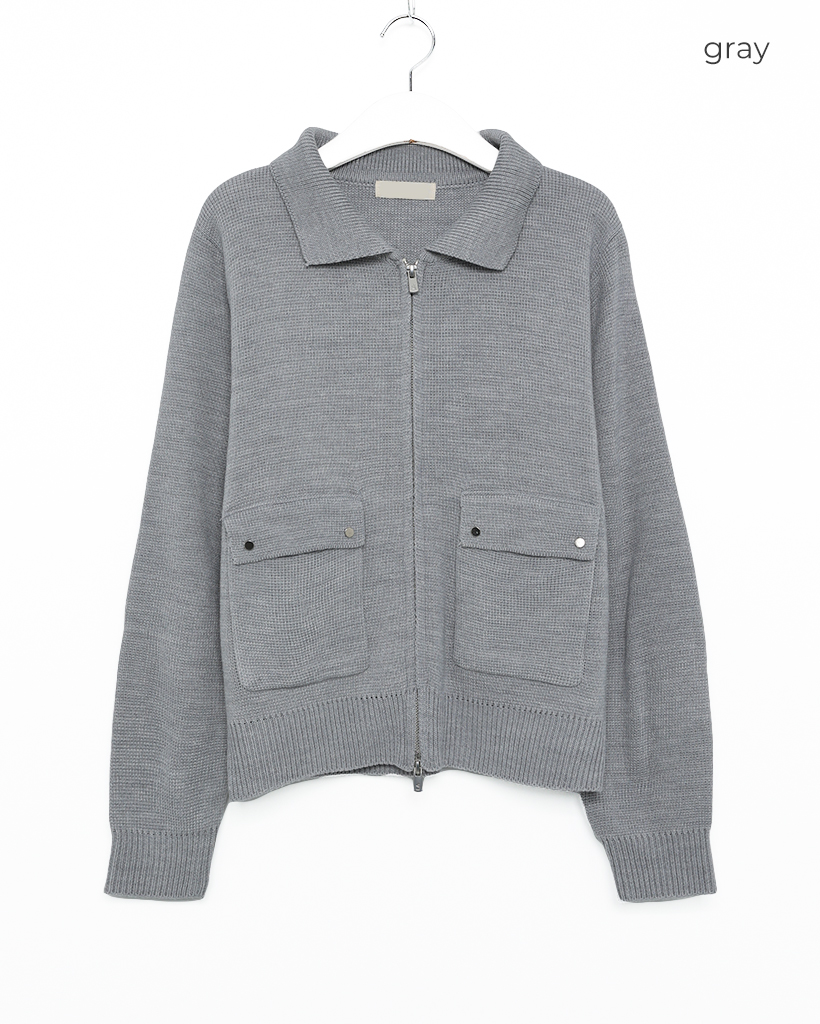 【美品】nugu opt taro アウター カラーダブルジップアップジャケット | ファッション通販サイト NUGU