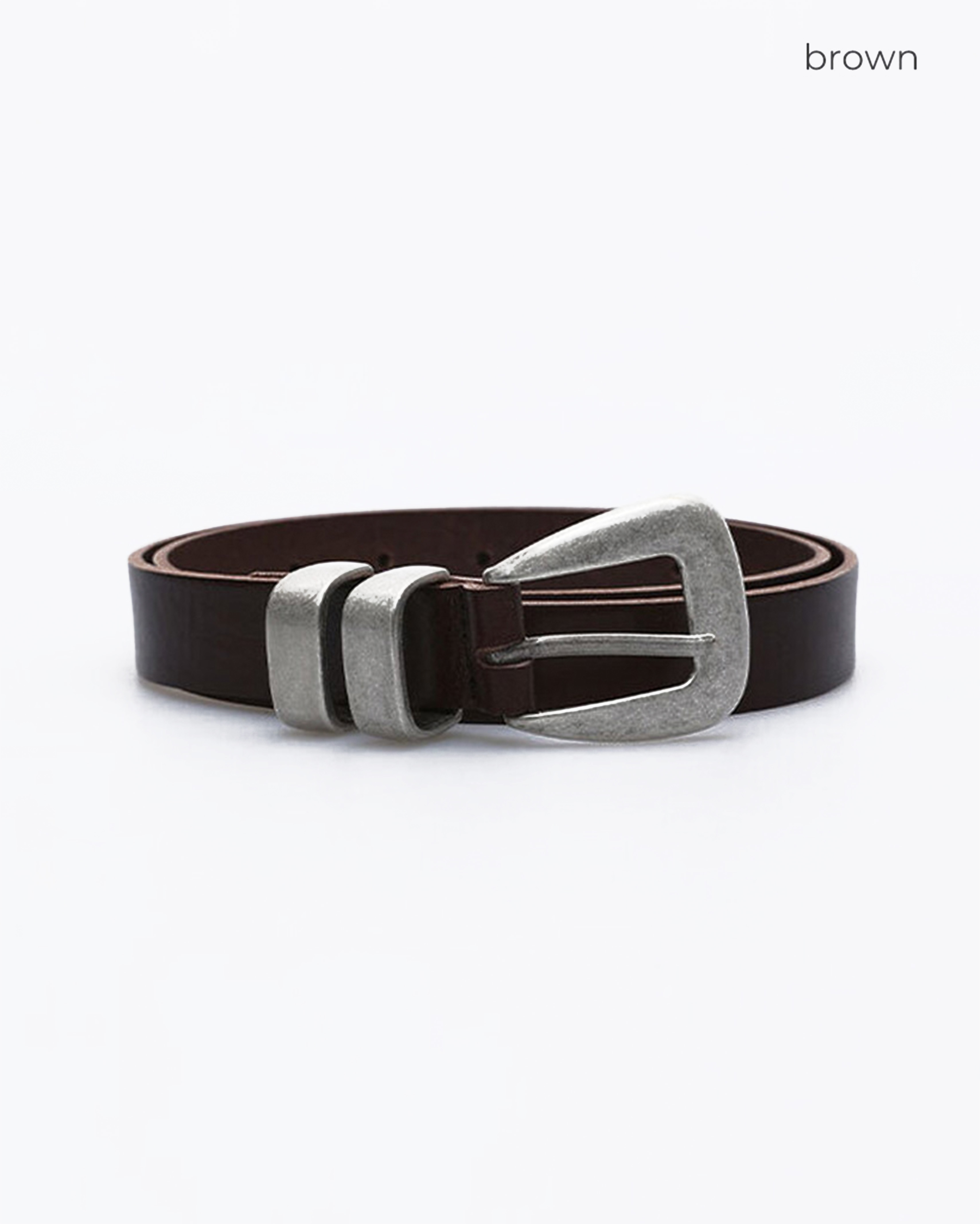 Post production レザーベルト　ウェスタン調 ウェスタンレザーベルト | ファッション通販サイト NUGU