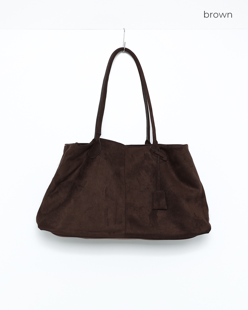 スエードビッグショルダーバッグ | ファッション通販サイト NUGU
