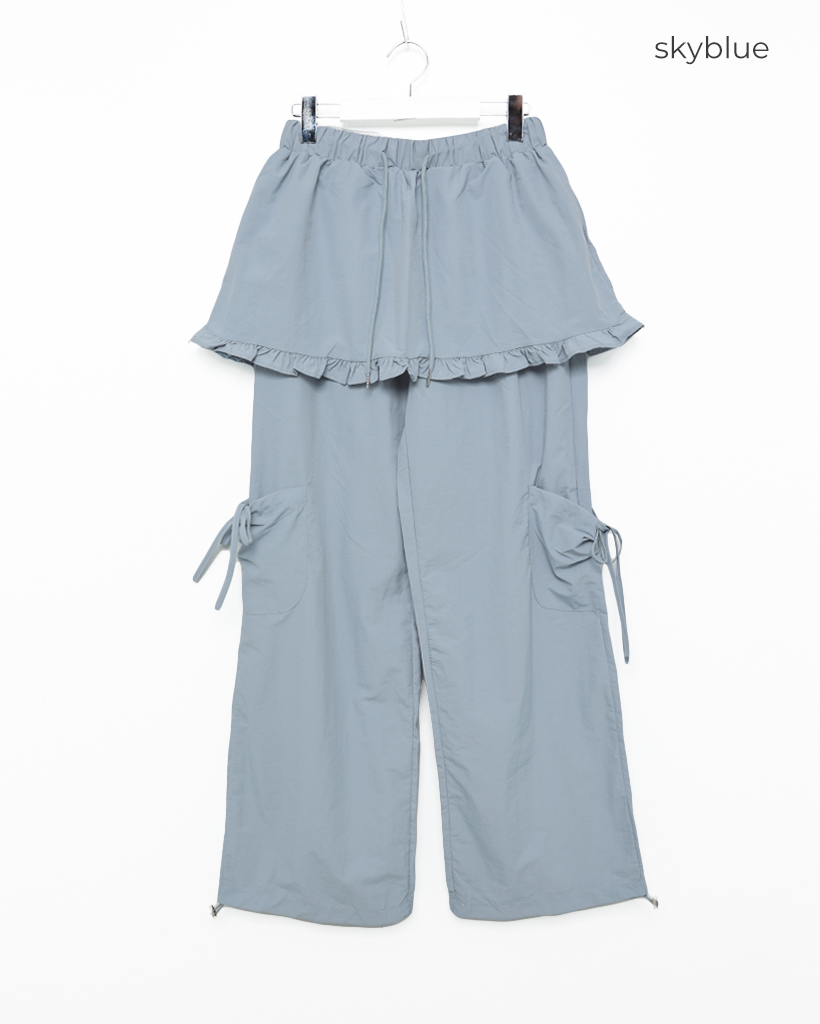 ★ILLIGO★フリル スカートパンツ 25SMPT01IV 【正規品】 フリルスカートパンツ | ファッション通販サイト NUGU