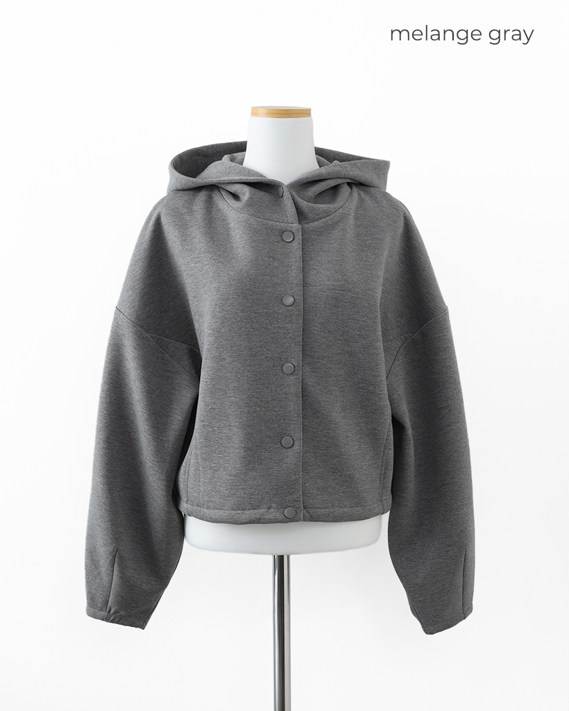ORIGINAL) ボリュームクロップドフードブルゾン | ファッション通販