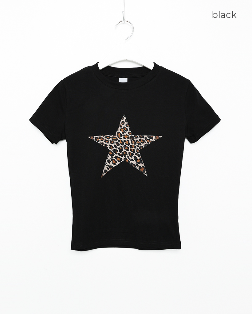 レオパードスター半袖Tシャツ | ファッション通販サイト NUGU