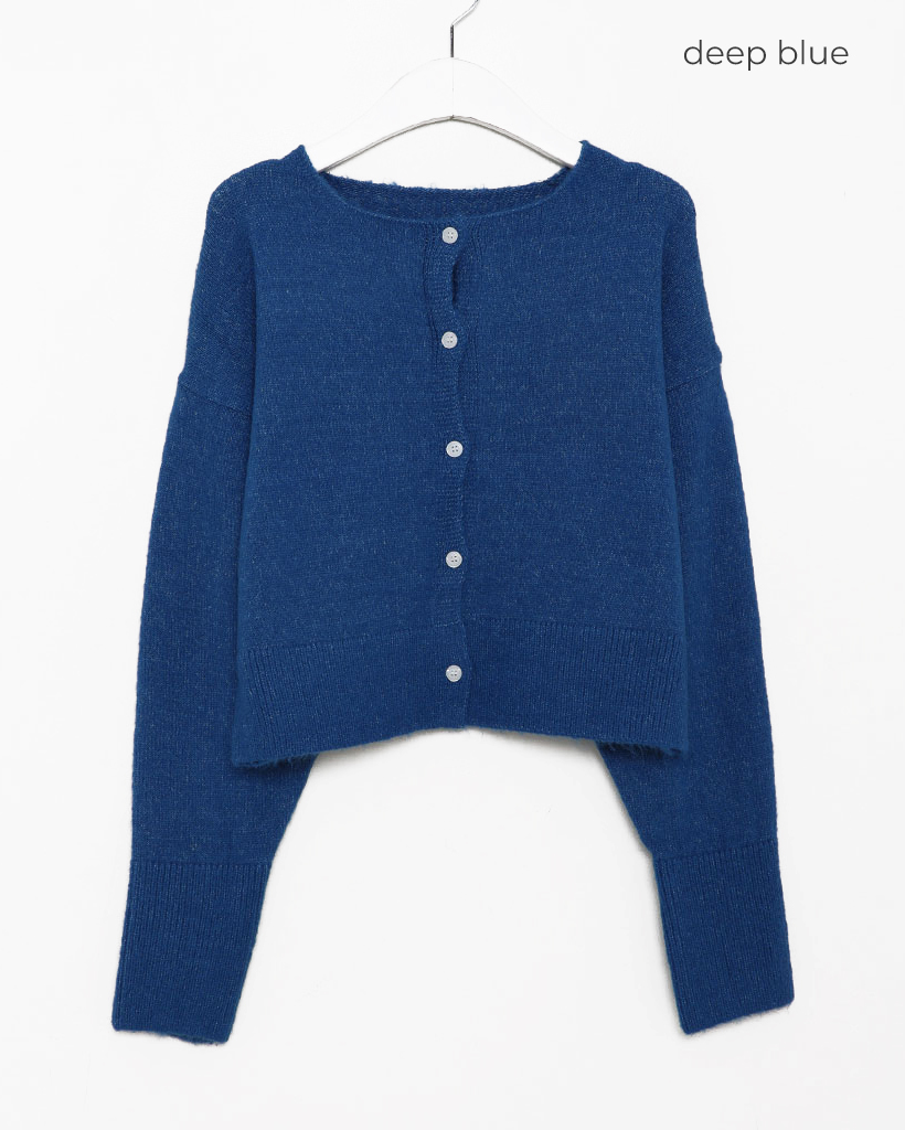 カラークロップドカーディガン | ファッション通販サイト NUGU