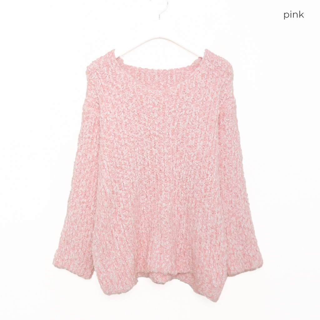 ブークレディテールVネックニット | ファッション通販サイト NUGU