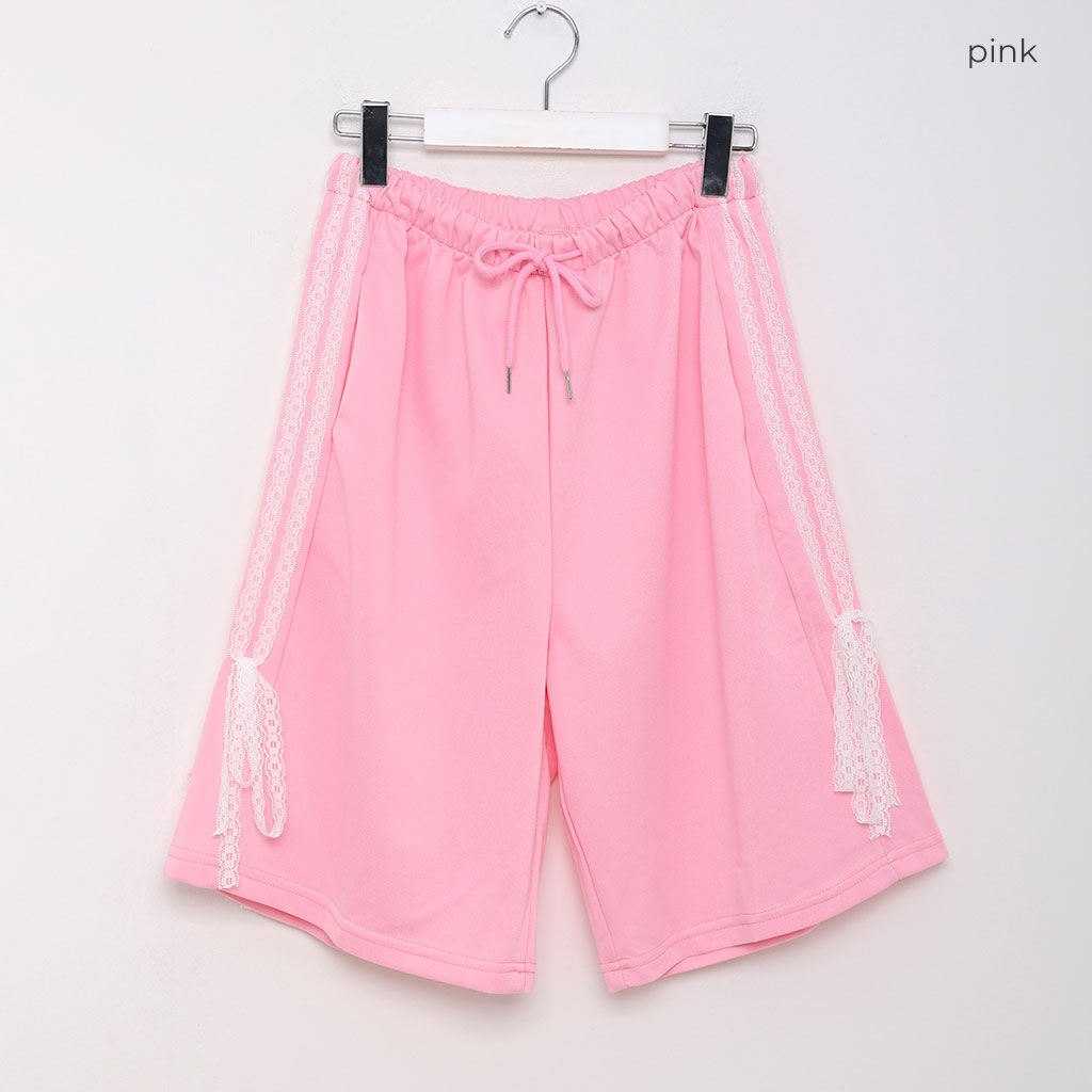 リボンレースハーフパンツ | ファッション通販サイト NUGU