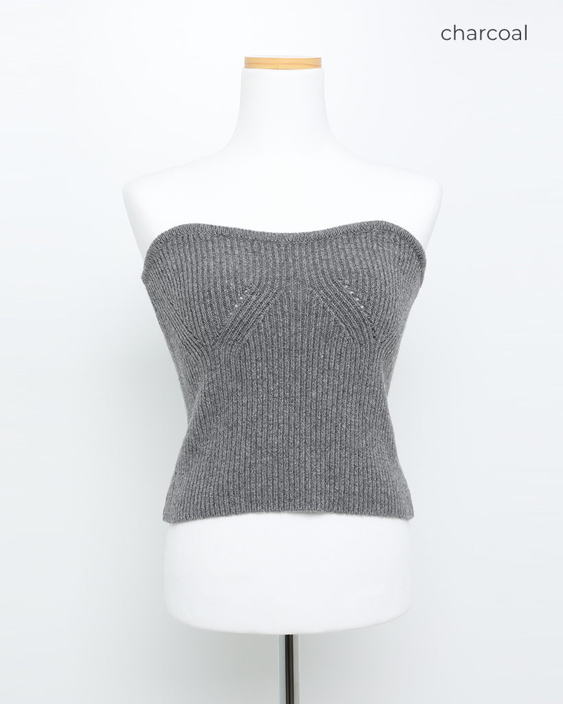 リブノースリーブトップス | ファッション通販サイト NUGU