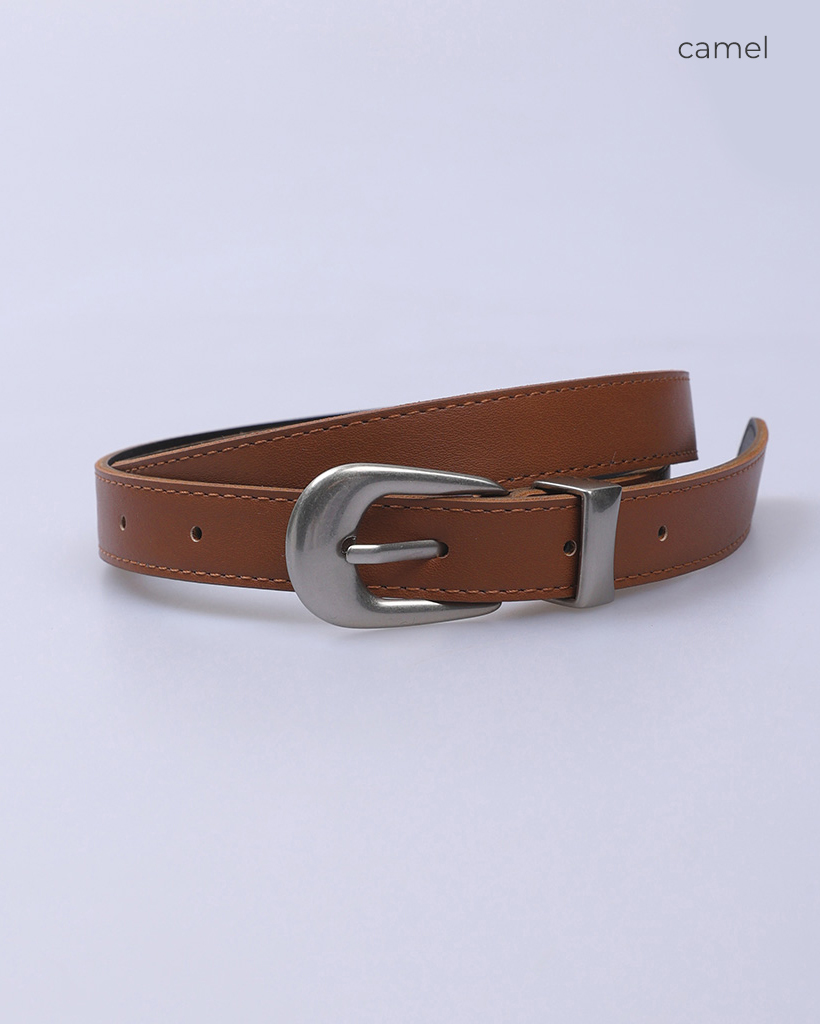 ラウンドシルバーバックルベルト | ファッション通販サイト NUGU
