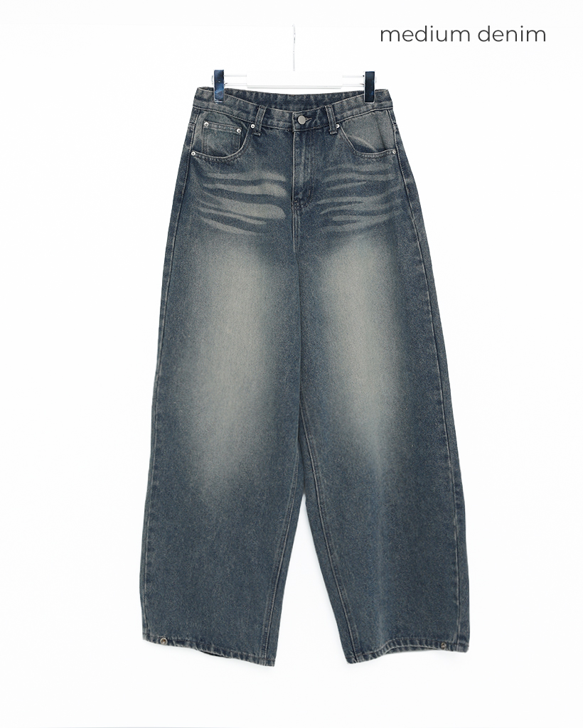 ウォッシュバルーンデニムパンツ | ファッション通販サイト NUGU